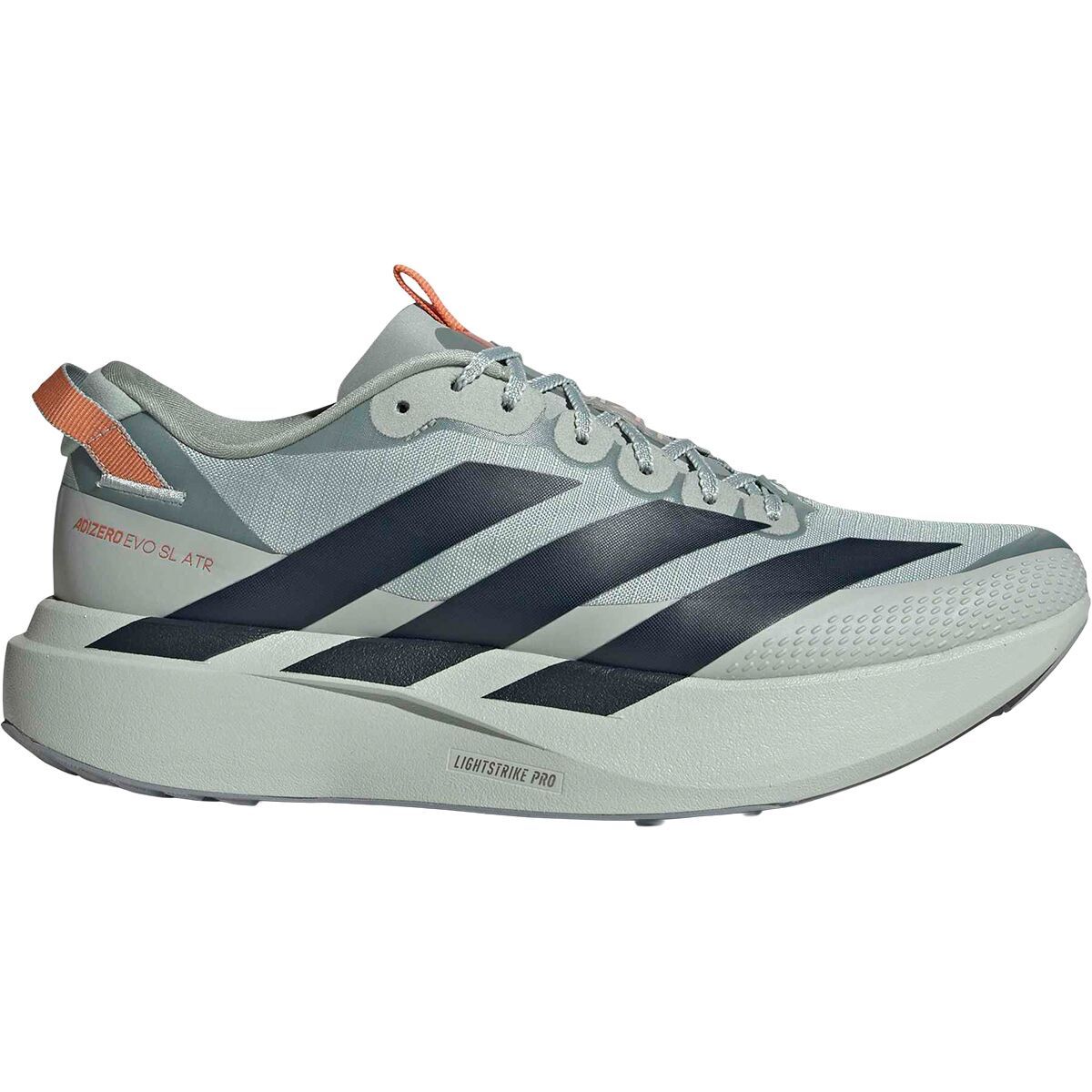 Image of Adidas Adizero Evo SL ATR Running Shoe - Men's Wonder Sage/Aurora Ink/Wonder Silver, 10.5