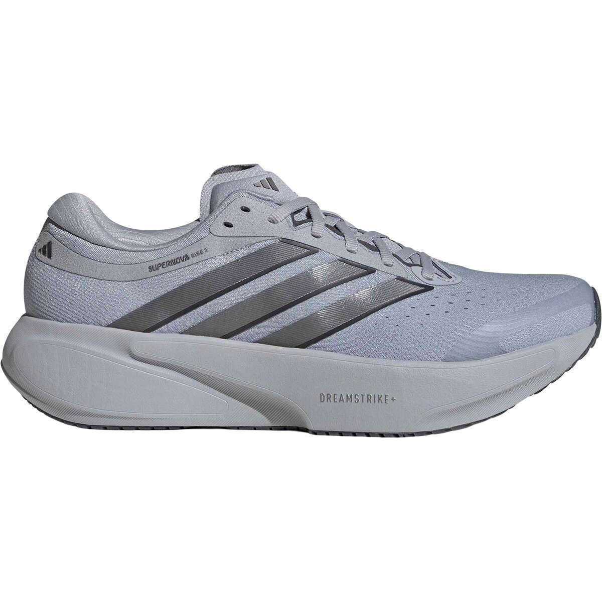 Image of Adidas Supernova Rise 3 Running Shoe - Men's Halo Silver/Iron Metallic/Grey Five, 10.0