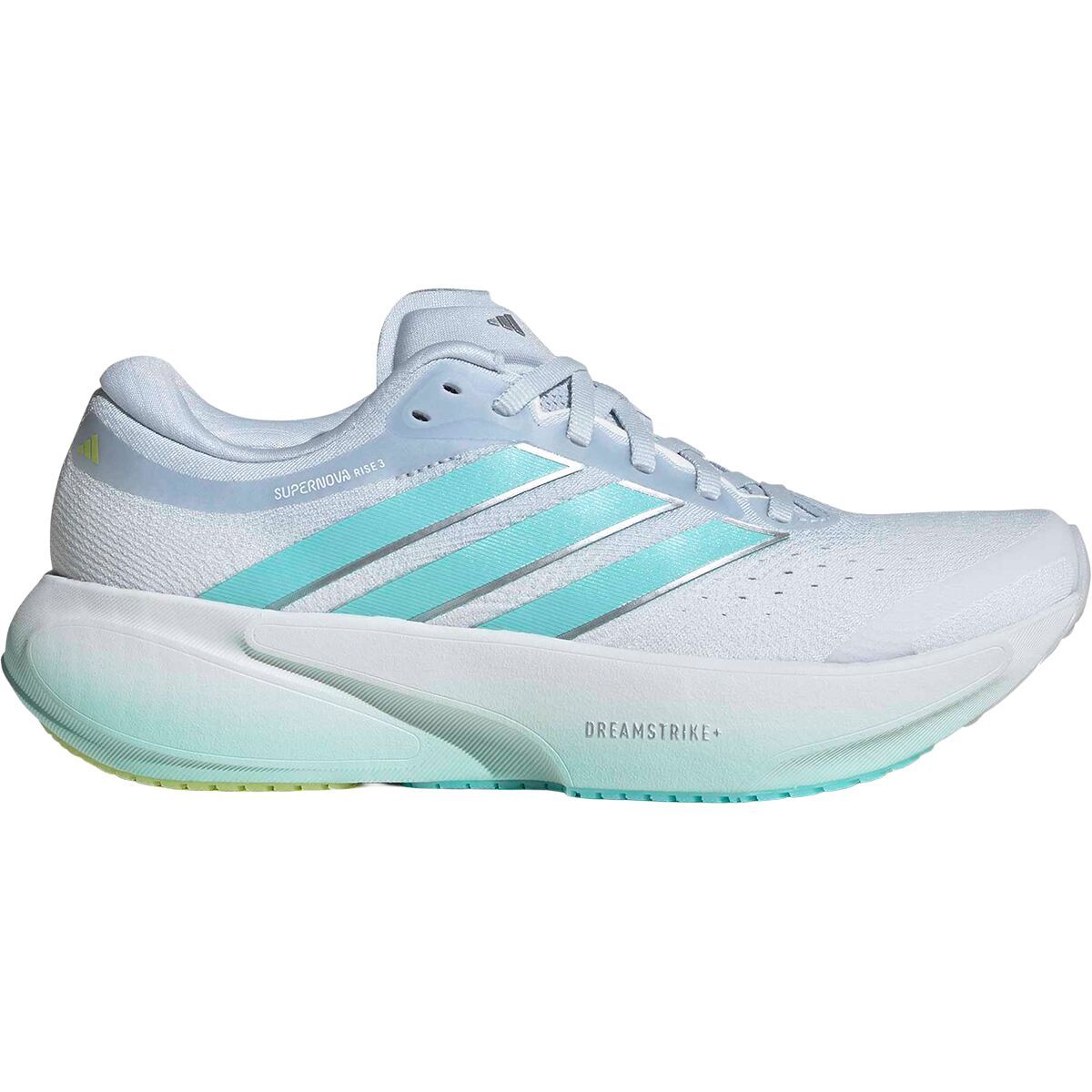 Image of Adidas Supernova Rise 3 Running Shoe - Women's Halo Blue/Flash Aqua/Pulse Lime, 8.5
