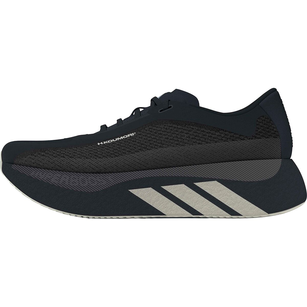 Image of Adidas Hyperboost Edge HK Running Shoe - Men's Charcoal/Night Grey/Alumina, 12.0