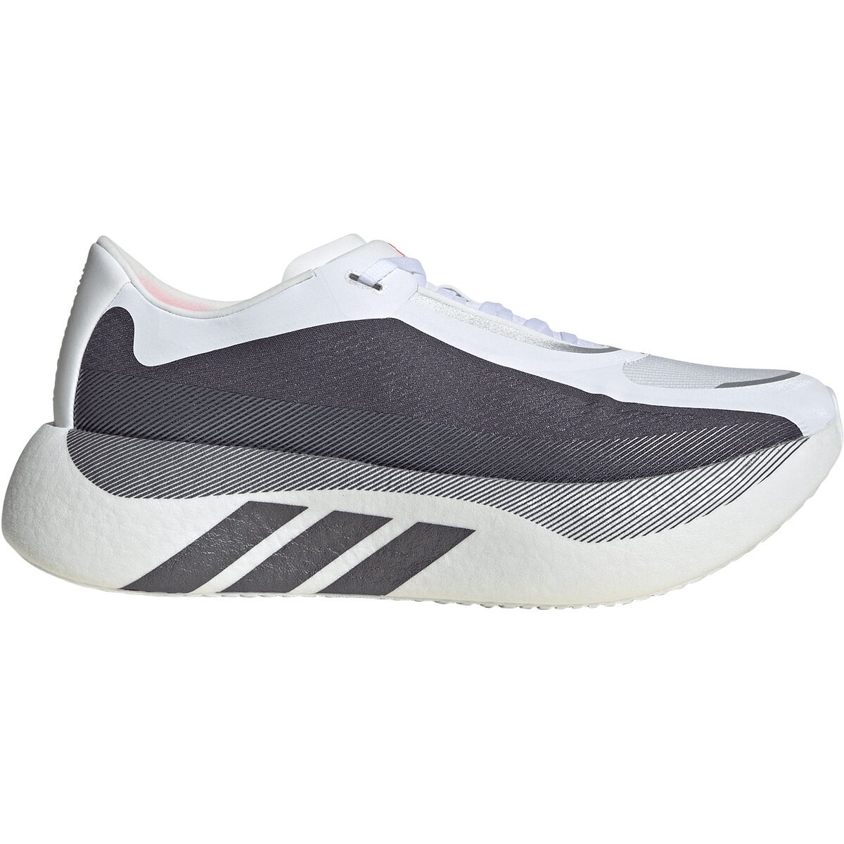Image of Adidas Hyperboost Edge Running Shoe - Men's Ftwr White/Aurora Onix/Solar Turbo, 11.0