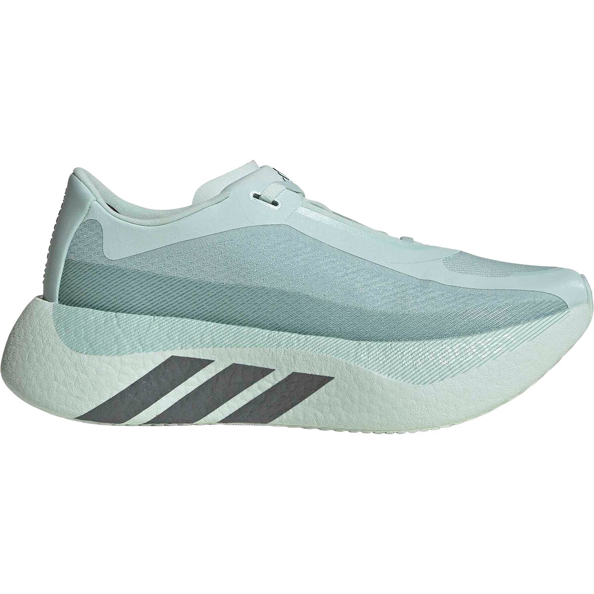 Image of Adidas Hyperboost Edge Running Shoe - Women's Vapour Green/Onix/Matte Silver, 8.5