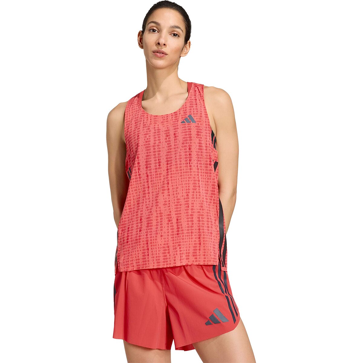 Image of Adidas Adizero Singlet - Women's Semi Turbo, S