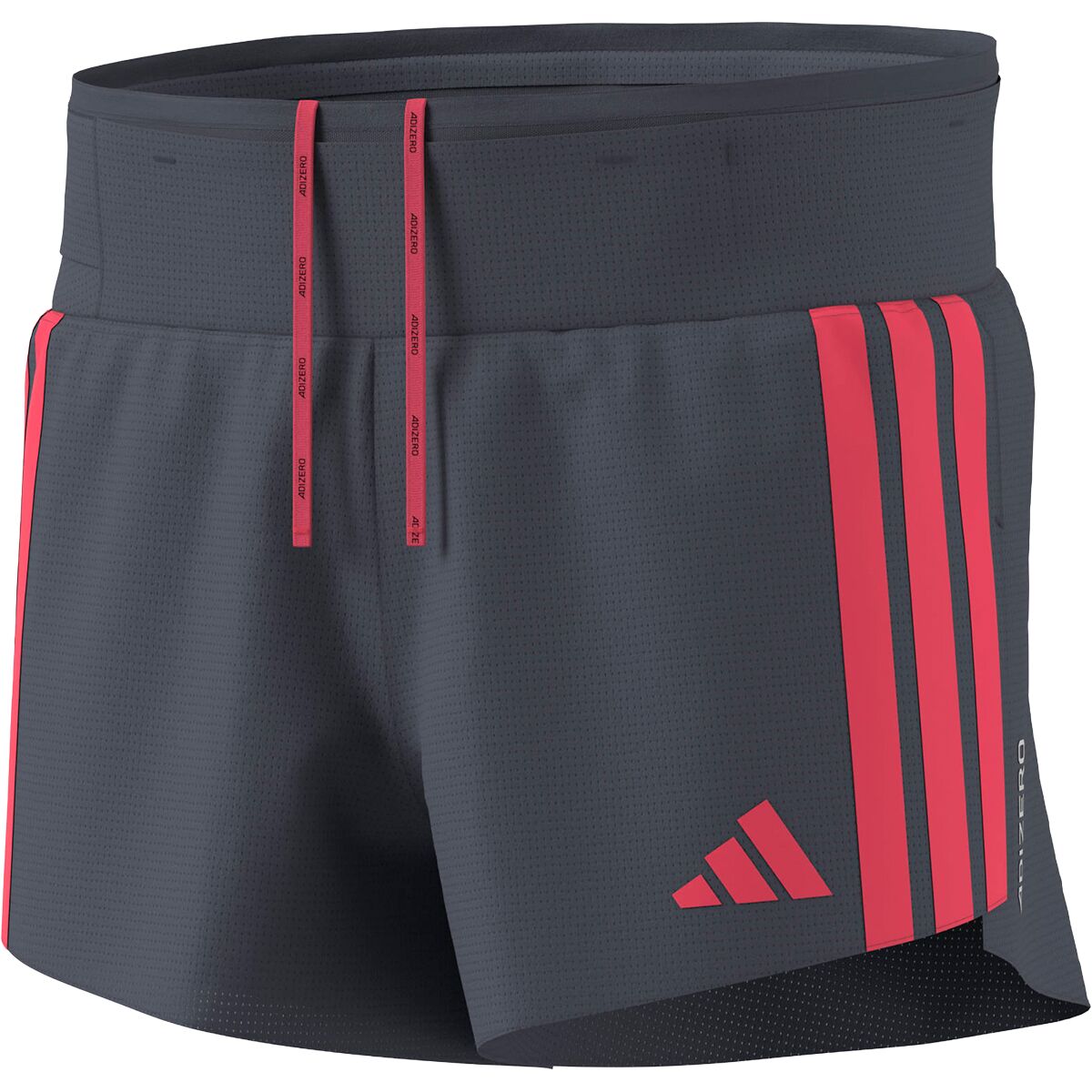 Image of Adidas Adizero Gel 5in Short - Men's Onix/Solar Turbo, XL
