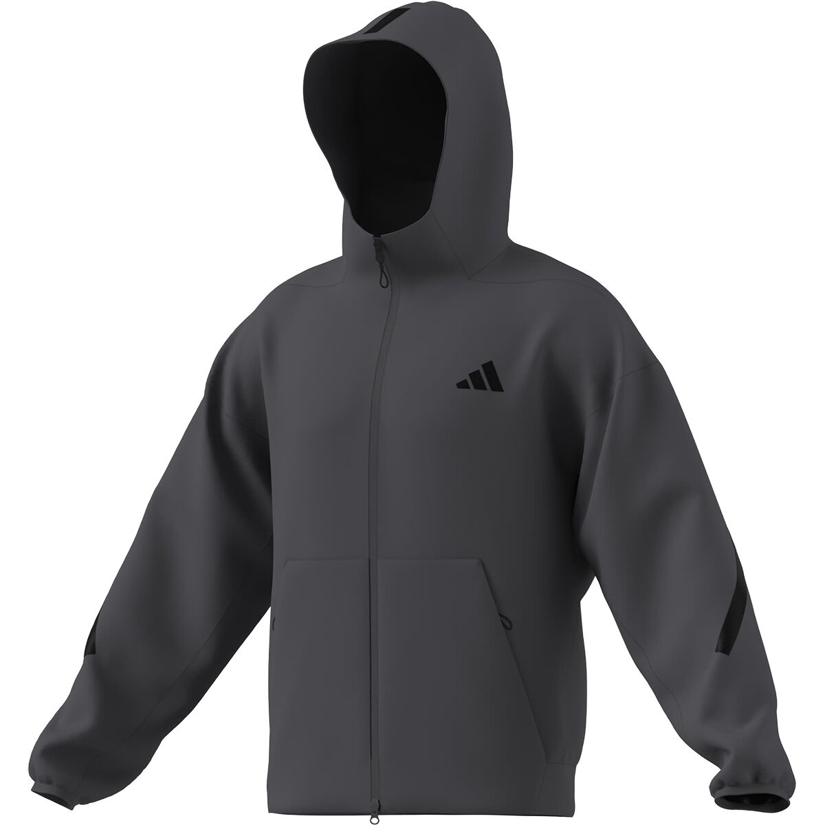 Image of Adidas M Z.N.E. Full-Zip Hoodie - Men's Grey Five, L
