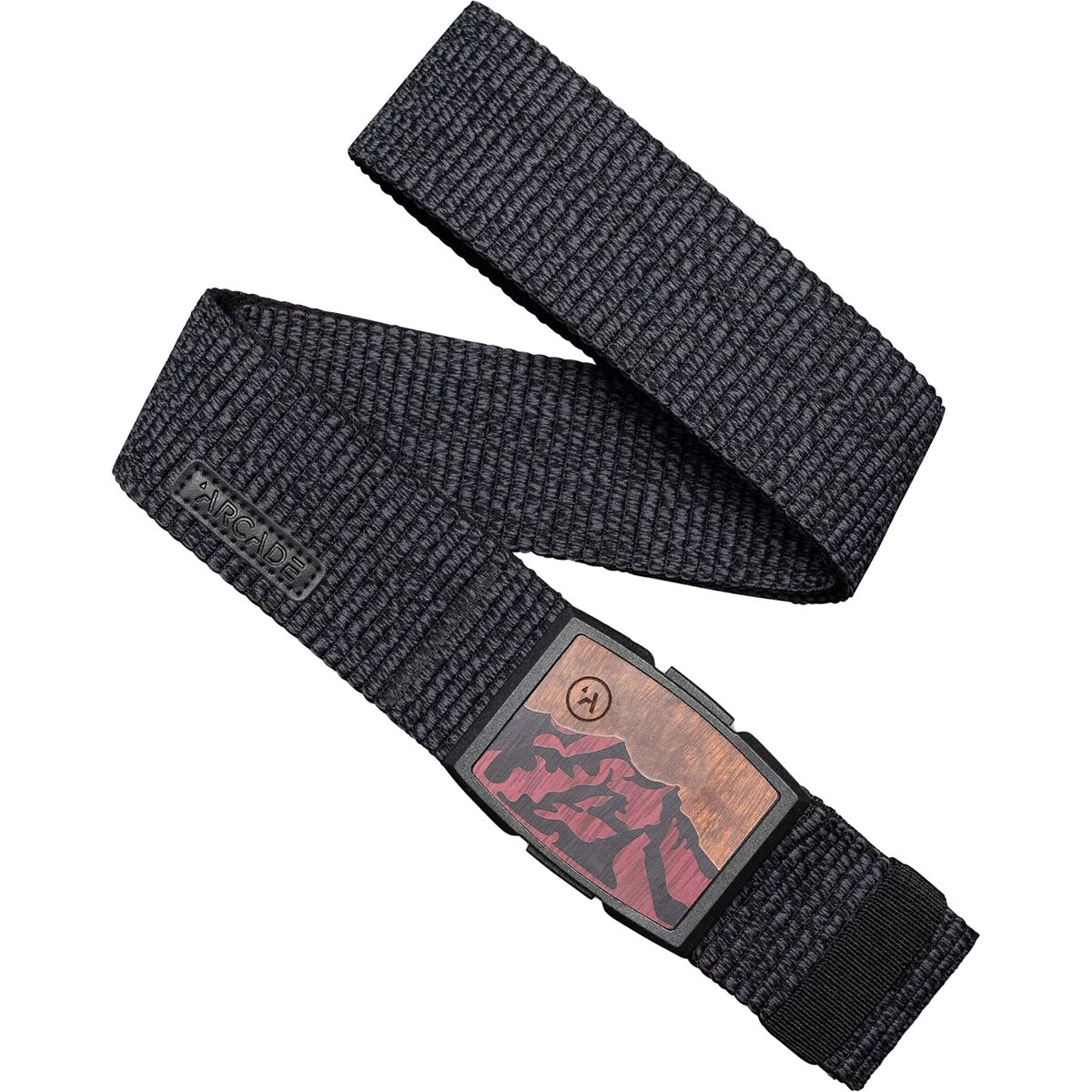 Arcade Arcade Woody Belt Heather Limo, One Size