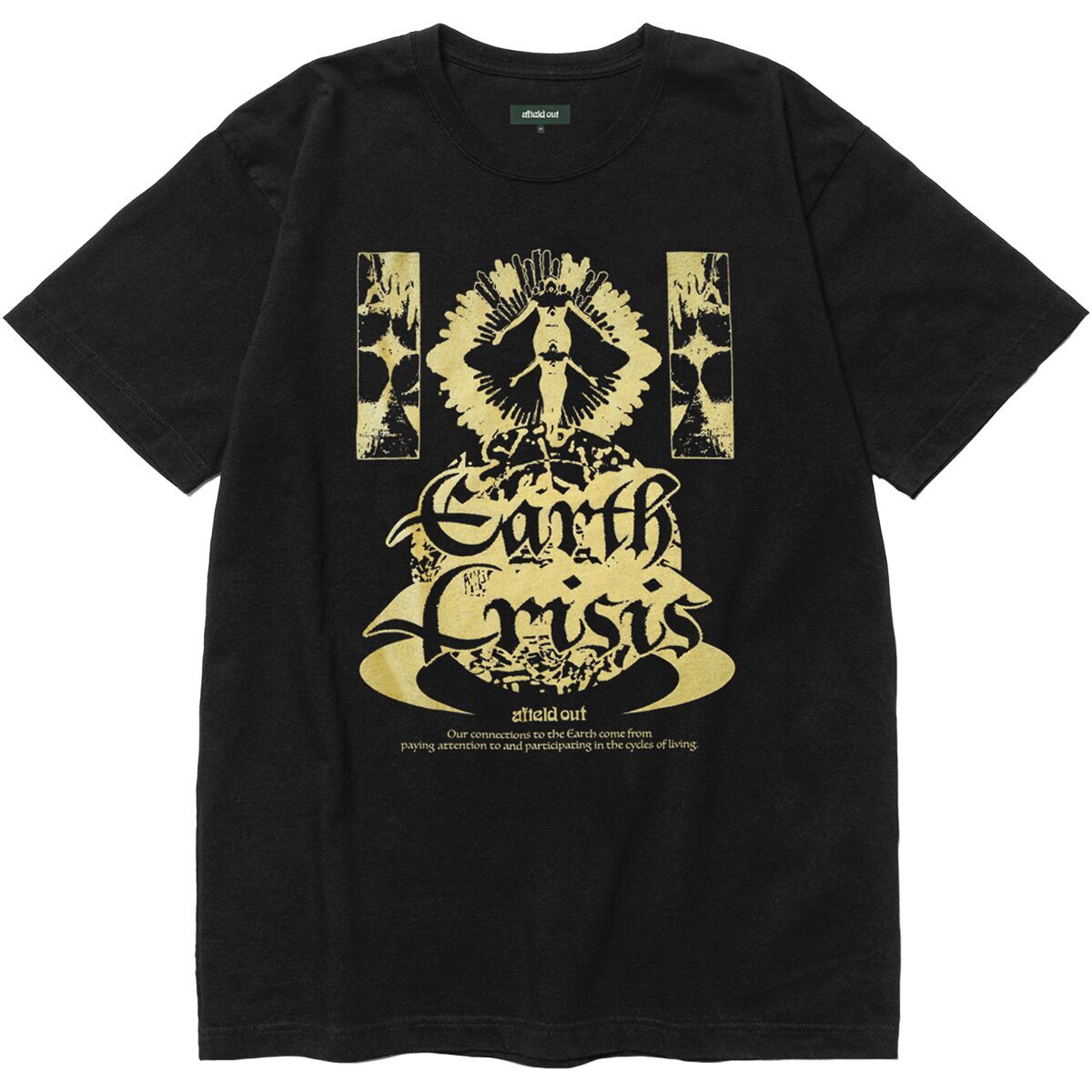 Image of Afield Out Crisis T-Shirt - Men's Black, M