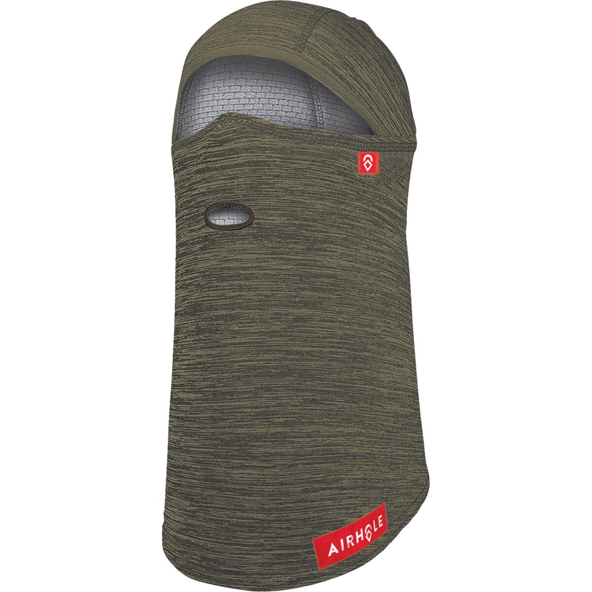 Airhole Balaclava Full Hinge Waffle Fleece Tech Army, M/L