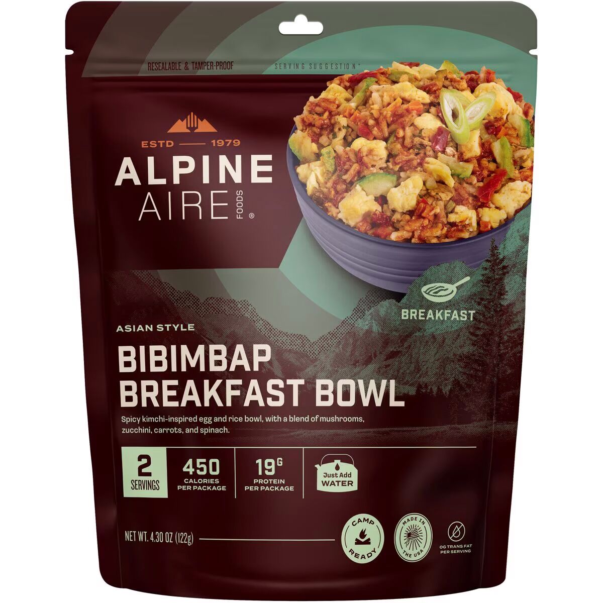 AlpineAire AlpineAire Bibimbap Breakfast Bowl One Color, One Size