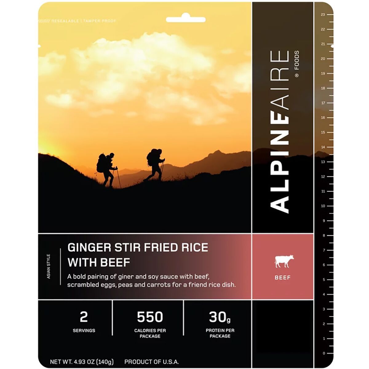 Image of AlpineAire Ginger Stir Fried Rice with Beef One Color, One Size