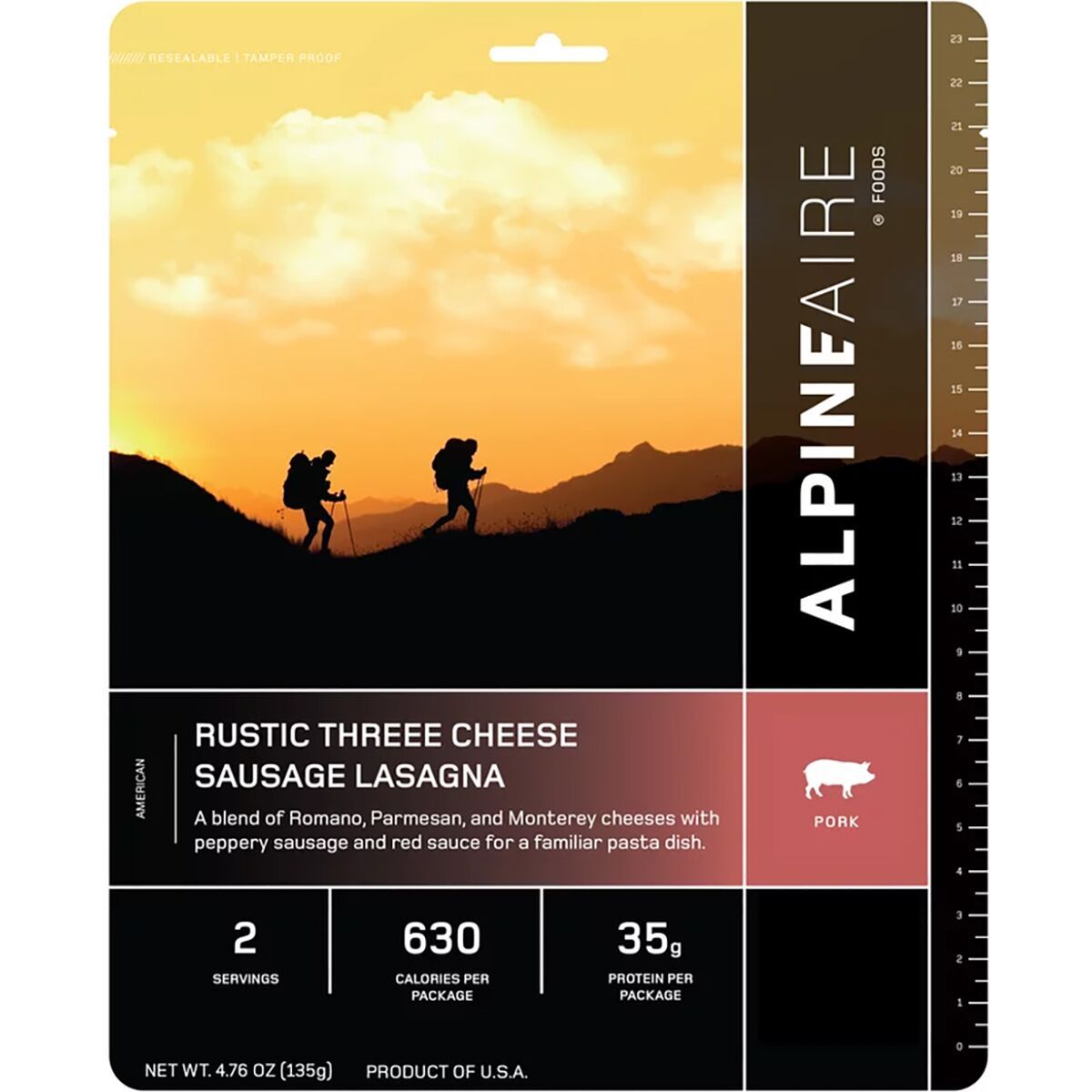 AlpineAire Rustic Three Cheese Sausage Lasagna One Color, One Size