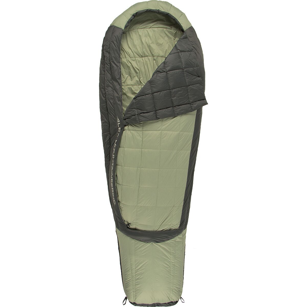 ALPS Mountaineering ALPS Mountaineering Dogwood + Sleeping Bag: 40F Synthetic Light Sage/Charcoal, One Size