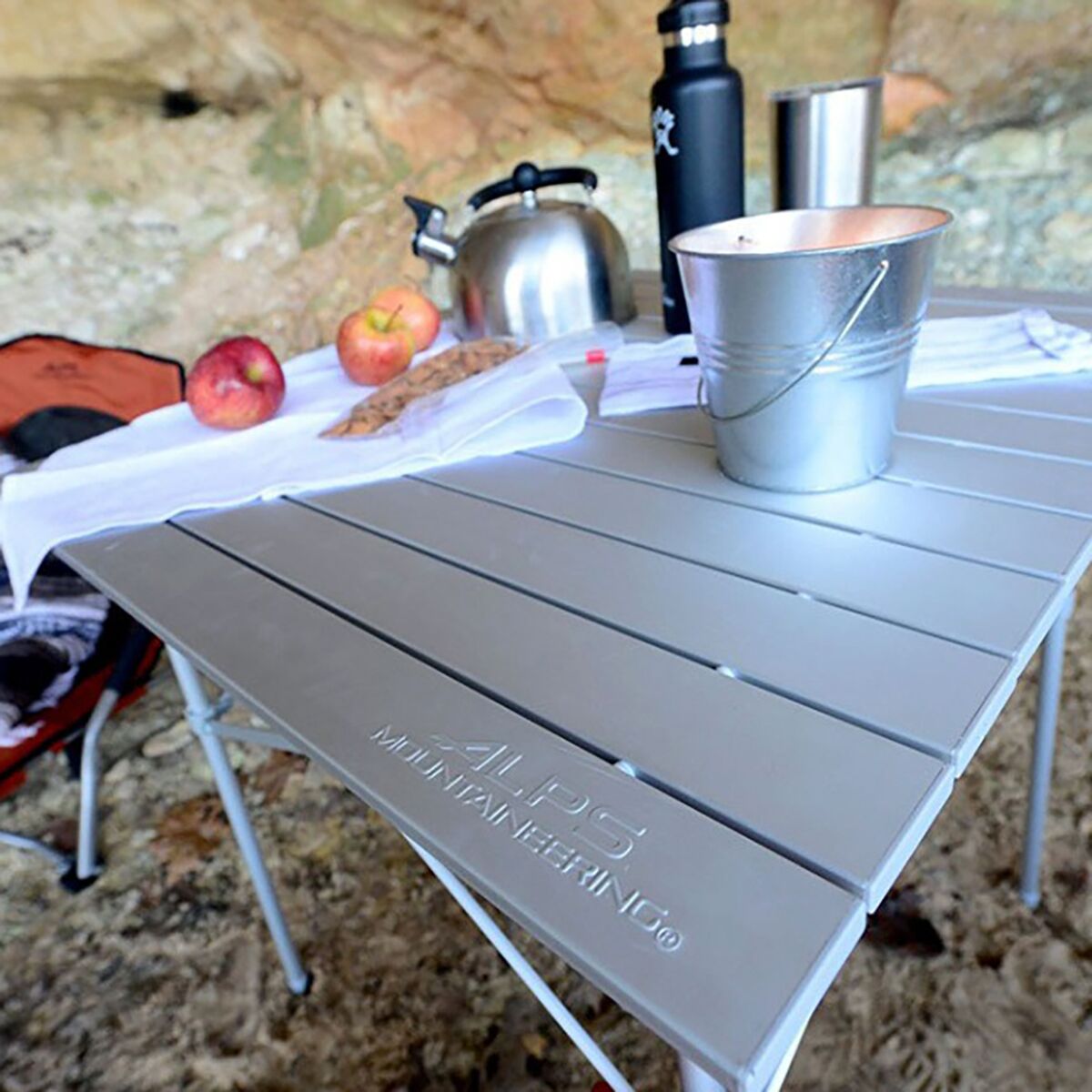 thumbnail image 2 of ALPS Mountaineering Aluminum Camp Table - Roll-Top Design For Easy Setup & Compact Storage 2 of 8