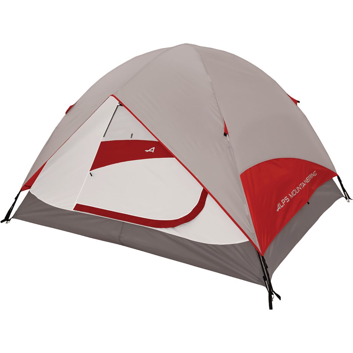 Image of ALPS Mountaineering Meramac 2 Tent: 2-Person 3-Season Gray/Red, One Size