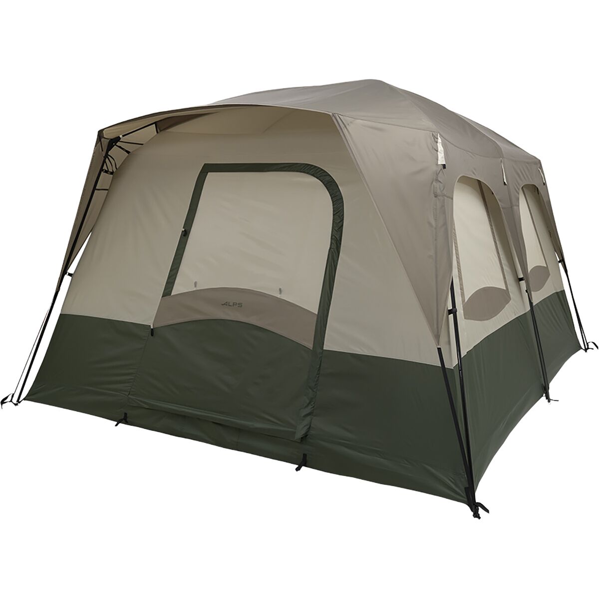 Image of ALPS Mountaineering Wildwood Two Room Tent: 6-Person 3-Season Olive/Taupe, One Size
