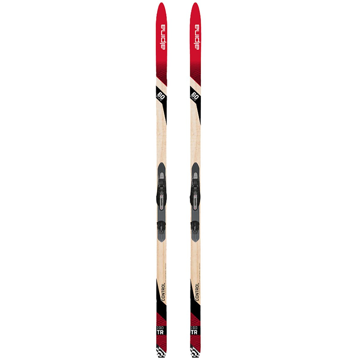 Image of Alpina Control 60 NIS PM TA Ski - 2027 Black/Red, 180cm
