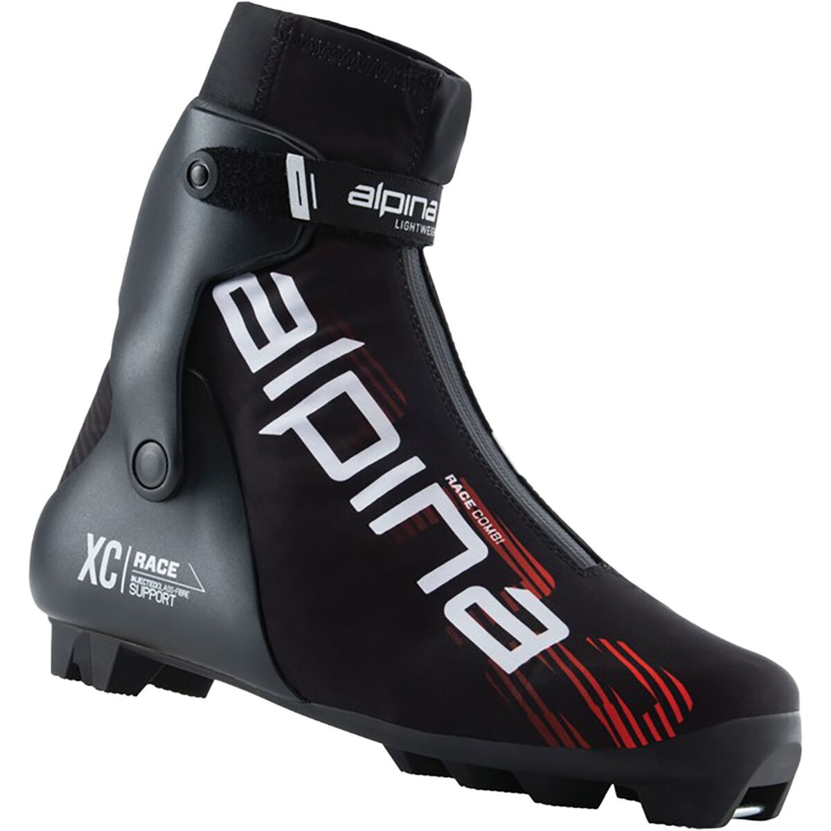 Image of Alpina Race Combi Boot - 2026 Black/Red/White, 41.0