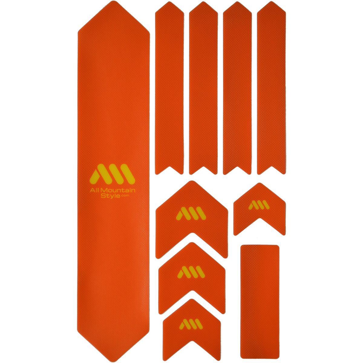Image of All Mountain Style Honeycomb Frame Guard XL Orange/Yellow, One Size