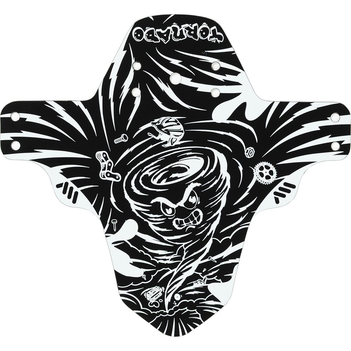 Image of All Mountain Style Mud Guard Tornado White, One Size