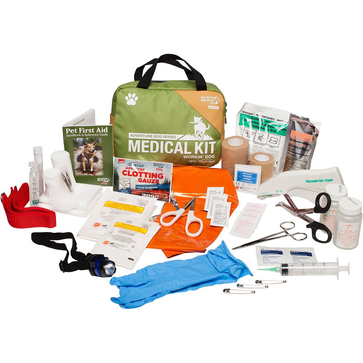 Image of Adventure Medical Kits Adventure Dog Series Medical Kit Green, Workin' Dog Kit
