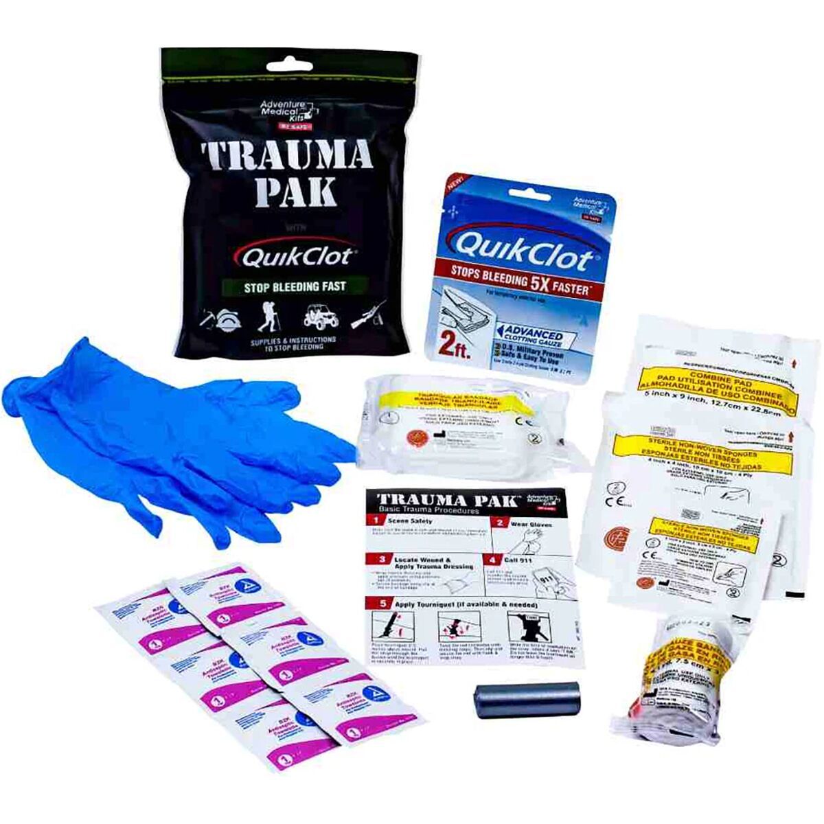 Image of Adventure Medical Kits QuikClot Trauma Pak I One Color, III