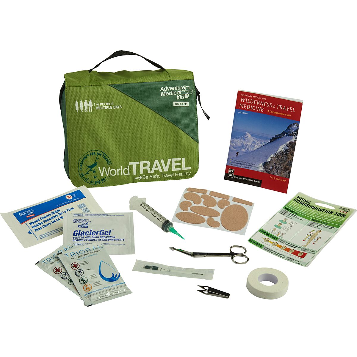 Image of Adventure Medical Kits Travel Series Medical Kit Green, Smart Travel