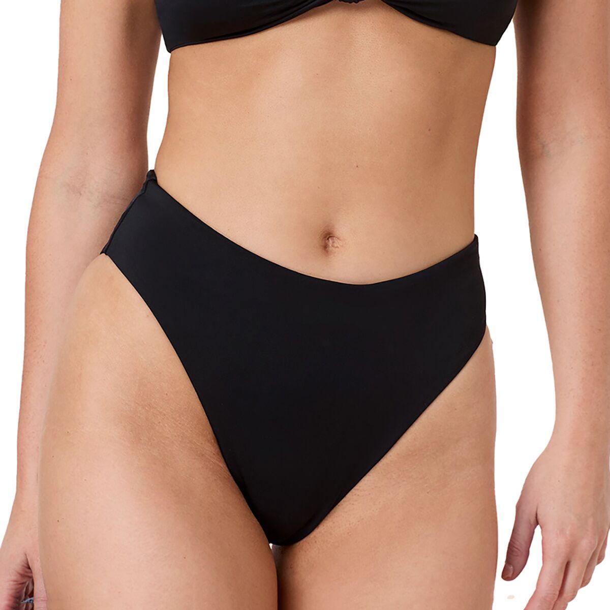 Andie 90s High Waisted Bikini Bottom - Women's Black, XS