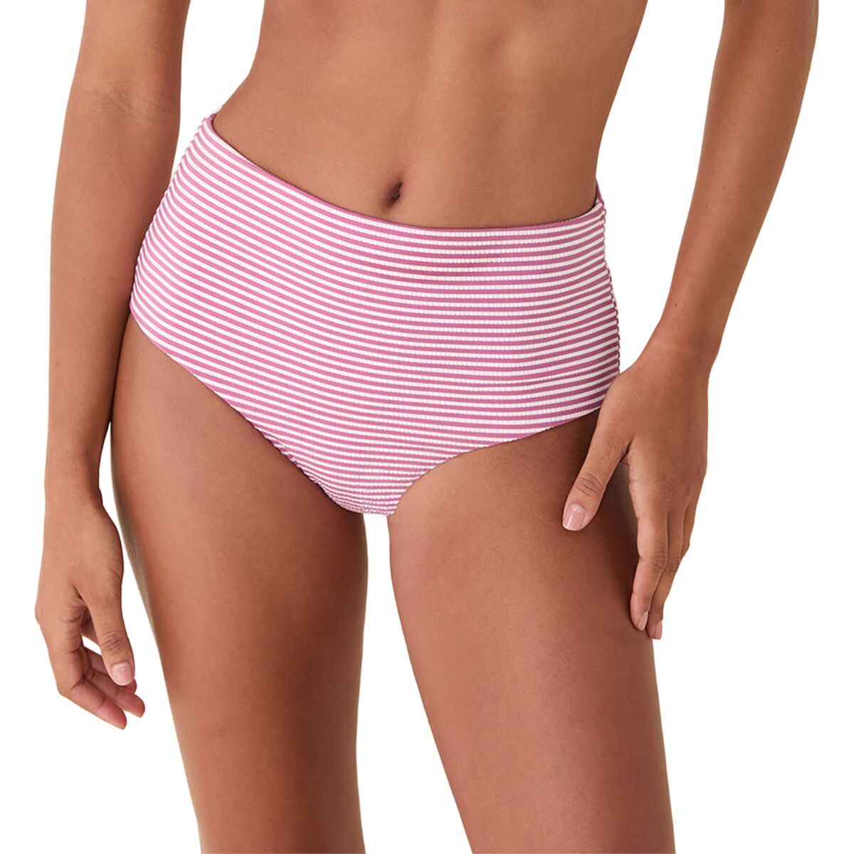 Image of Andie The High Waist Bikini Bottom - Women's Bloom, XL