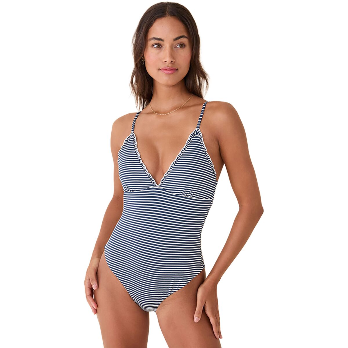 Image of Andie The Rosarito One-Piece Swimsuit - Women's Cadet, XS