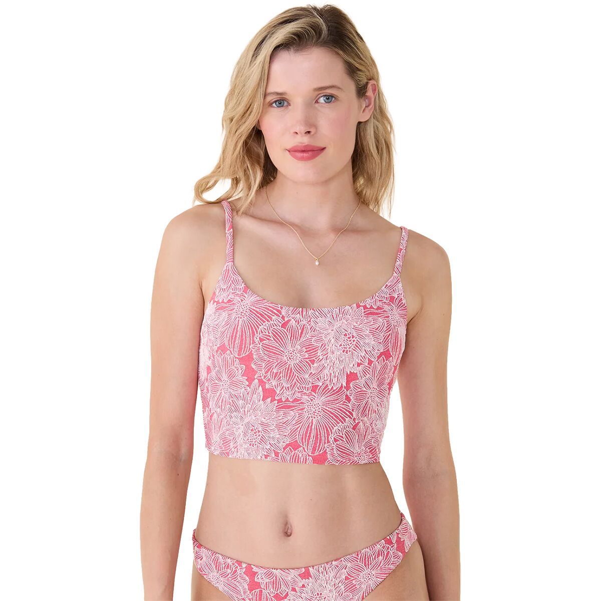 Image of Andie The Amalfi Bikini Tank Top - Women's Peachy, XS