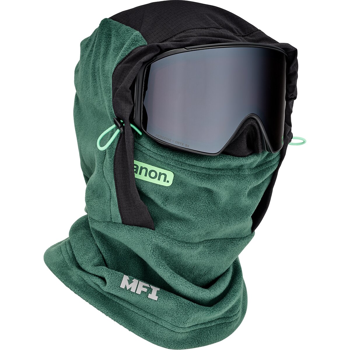 Image of Anon MFI Fleece Helmet Hood Brunswick Green, One Size
