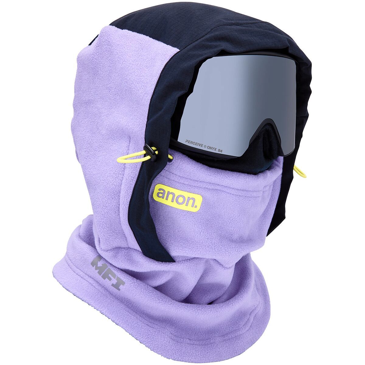 Image of Anon MFI Fleece Helmet Hood Hyper Lilac, One Size