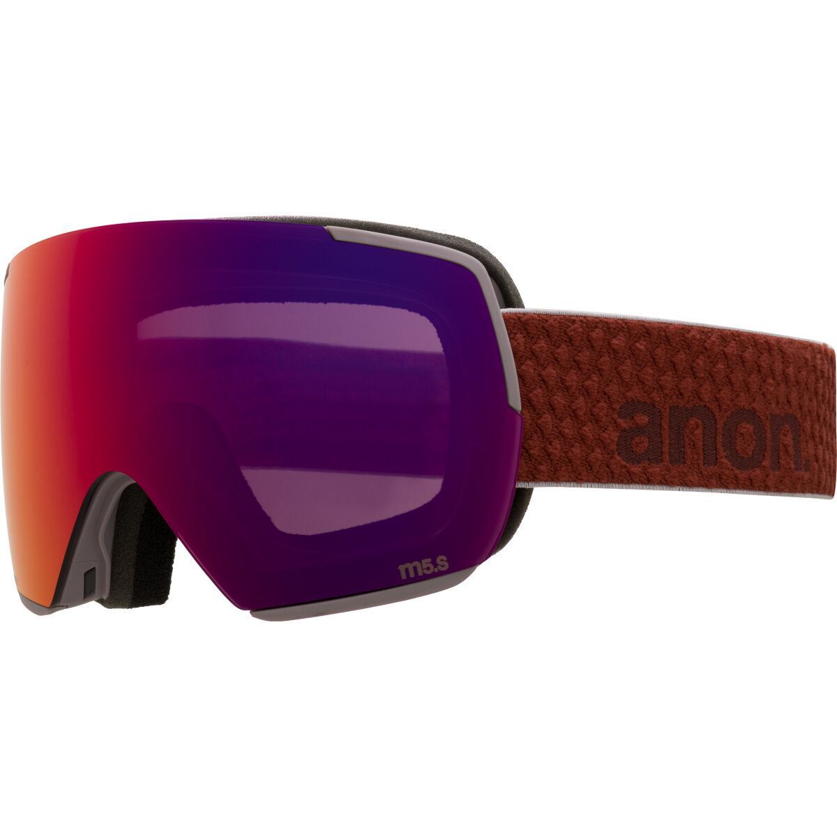 Anon M5S Goggles Sunny Red/Mars/Extra Lens-Cloudy Burst, One Size