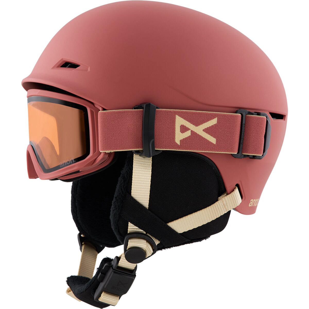 Image of Anon Define Helmet - Kids' Terracotta, S/M