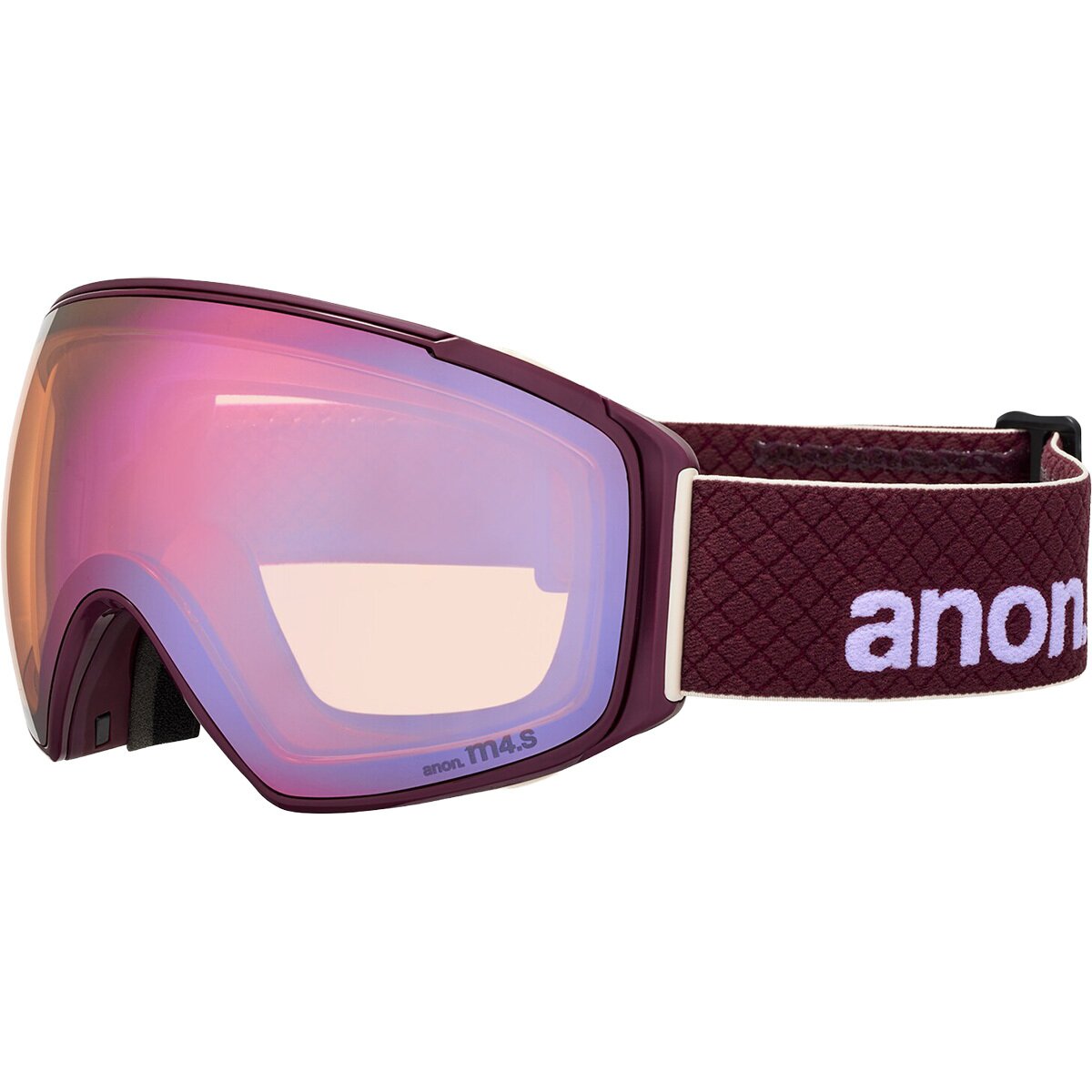Image of Anon M4S Toric Goggles + MFI Mask Deep Cherry/Perceive Cloudy Pink, One Size