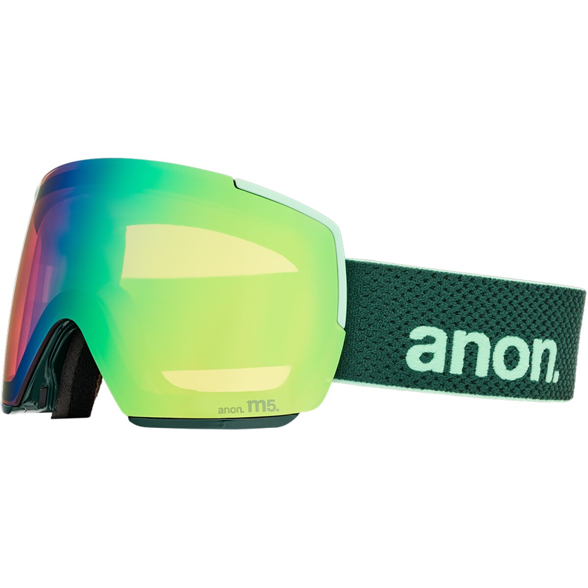 Image of Anon M5 Goggles + MFI Mask Brunswick Green/Perceive Variable Green, One Size