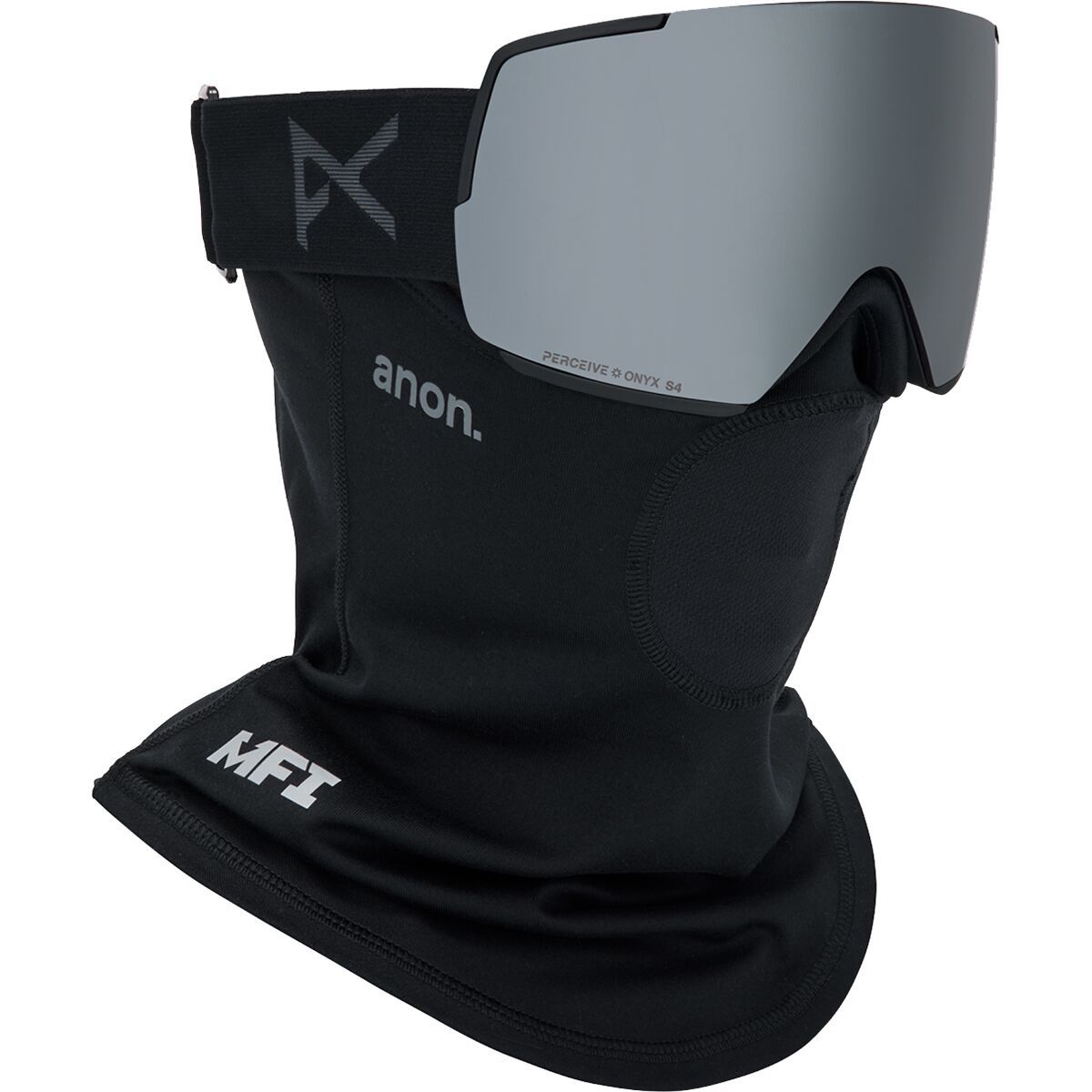 Image of Anon M5 Goggles + MFI Mask Smoke/Perceive Sunny Onyx, One Size