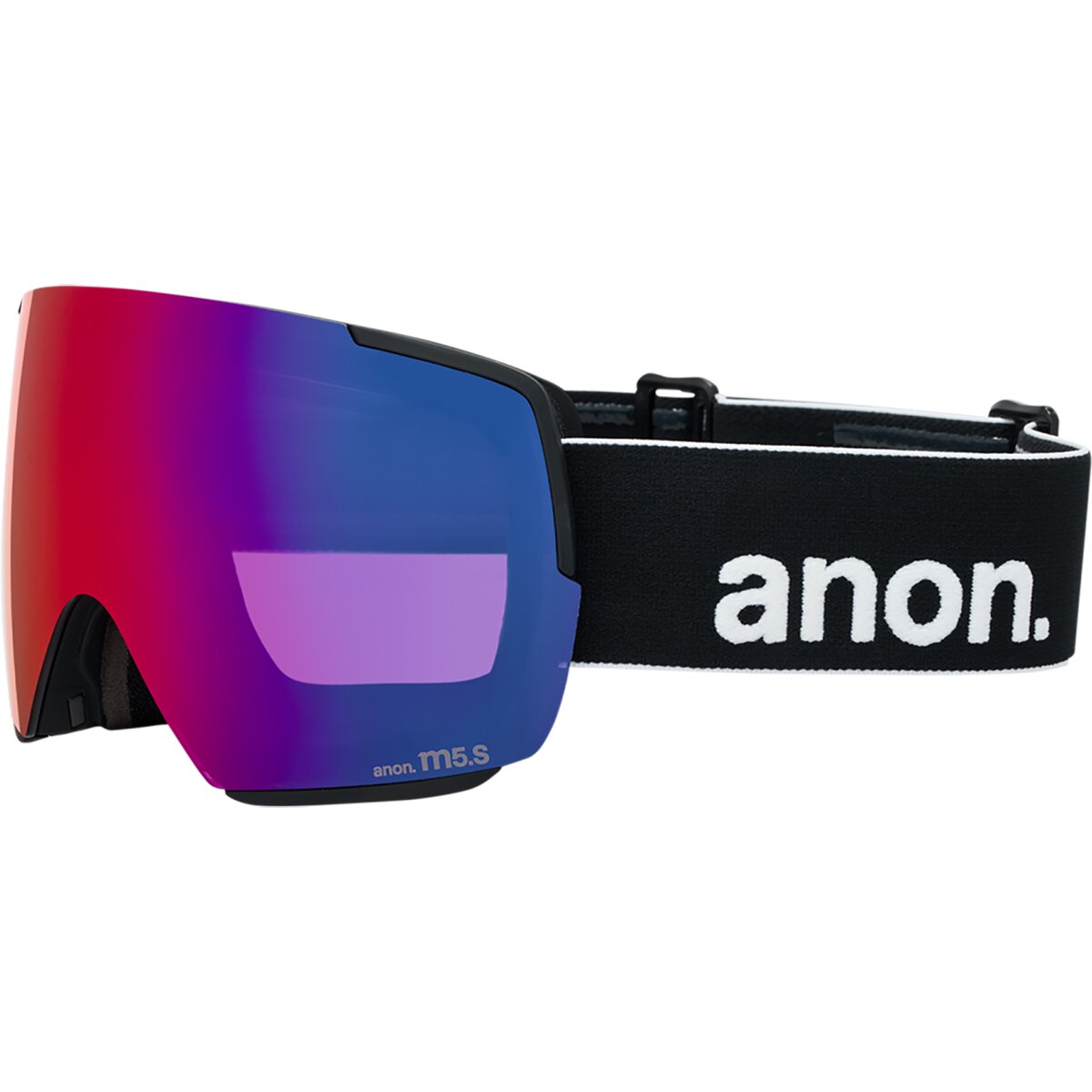 Image of Anon M5S Goggles + MFI Mask Black/Perceive Sunny Red, One Size