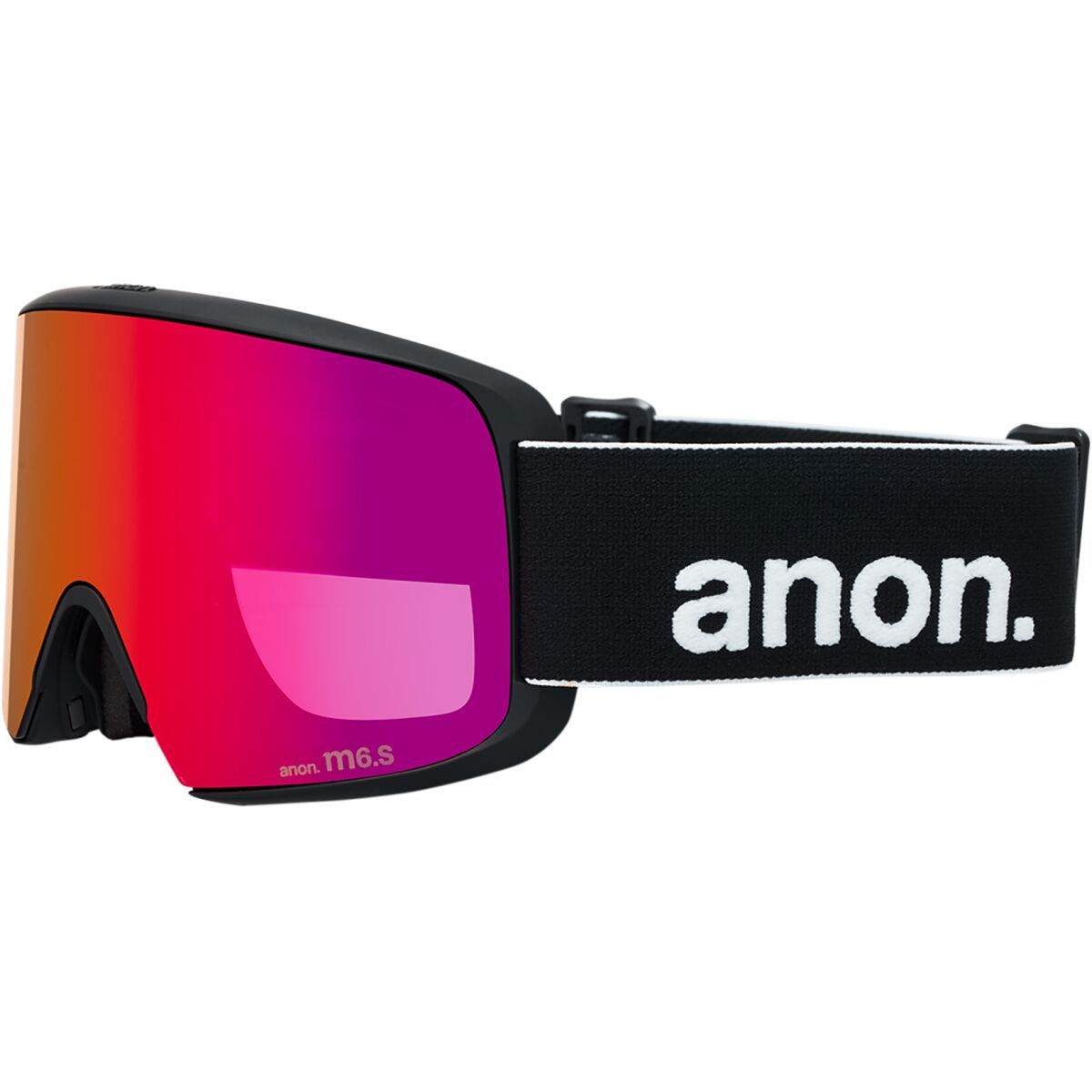 Image of Anon M6S Goggles Black/Perceive Sunny Red, One Size