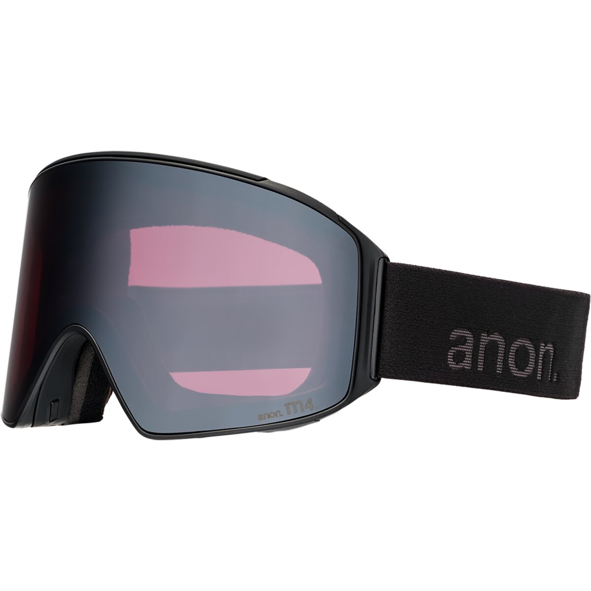 Image of Anon M4 Cylindrical Goggles + MFI Face Mask Smoke/Perceive Sunny Onyx, One Size
