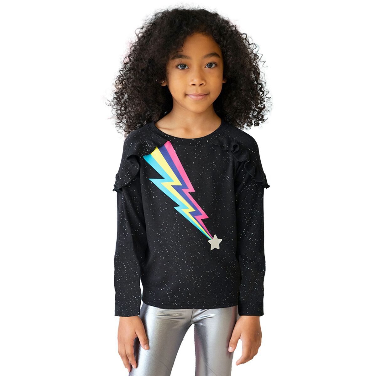 Appaman Amelie Heart T-Shirt - Girls' Midnight Black, 14