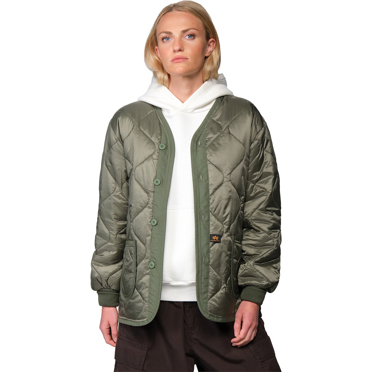 Image of Alpha Industries ALS-92 Heritage Fit Liner Jacket - Women's Olive, XS