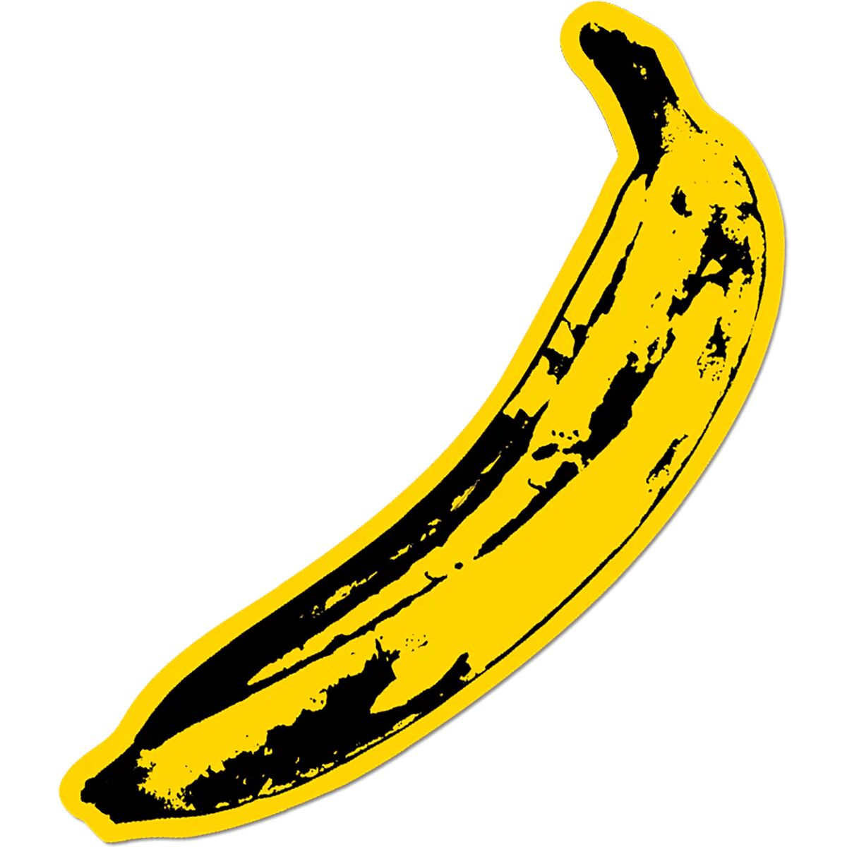 Image of Apply Stickers Big Banana Sticker Yellow, 8x3.35