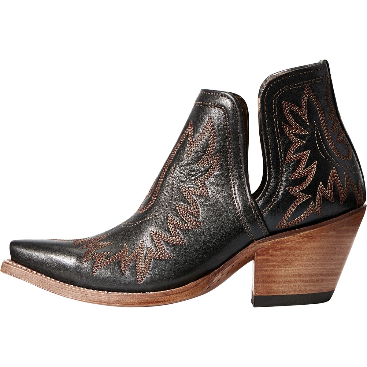 Image of Ariat Dixon Western Bootie - Women's Brooklyn Black, 6.5