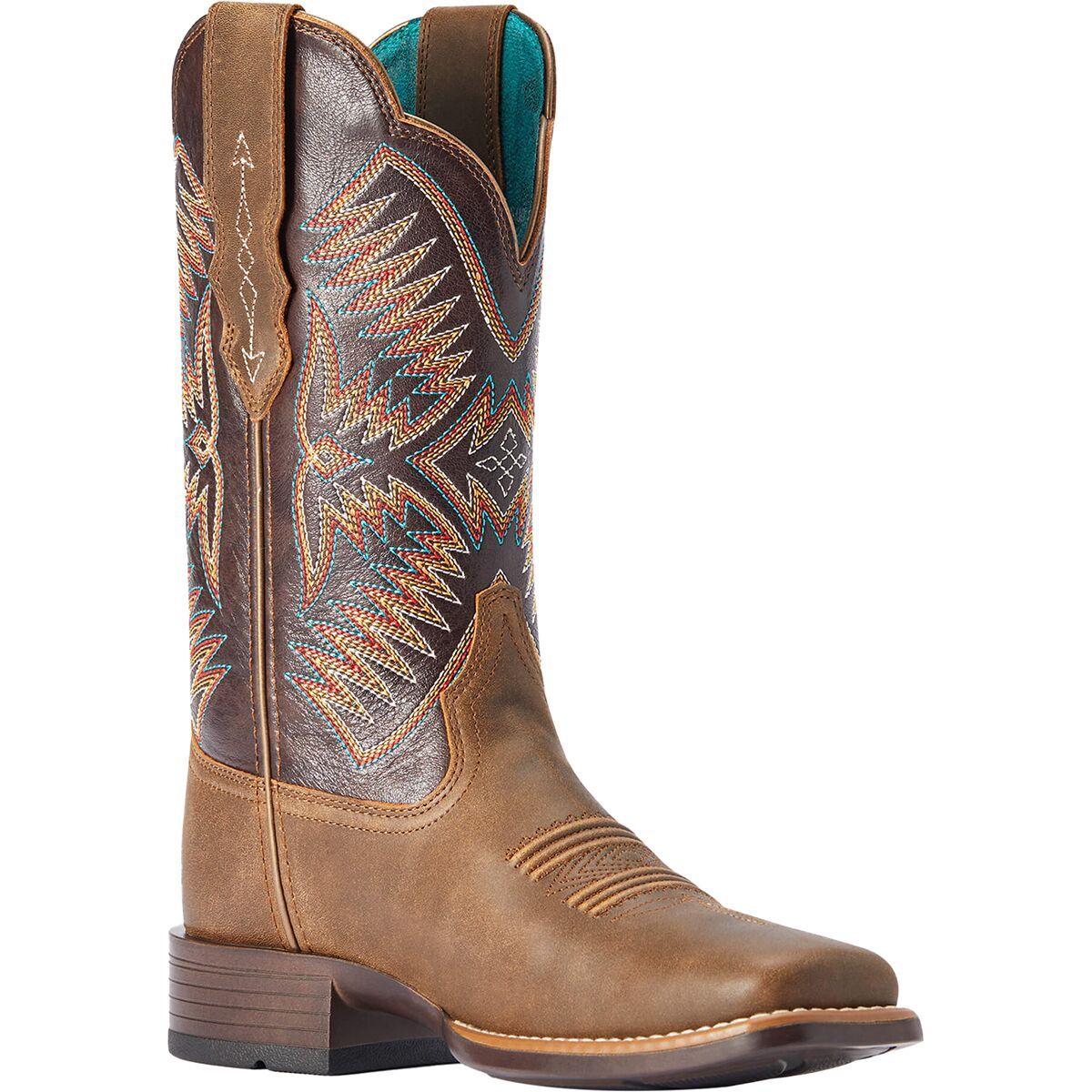 Ariat Odessa StretchFit Western Boot - Women's Fateful Brown/Burnished Pewter, 6.5
