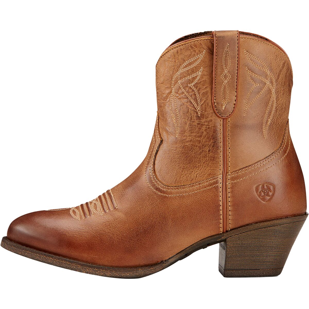 Image of Ariat Darlin Western Wide Bootie - Women's Burnt Sugar, 6.5