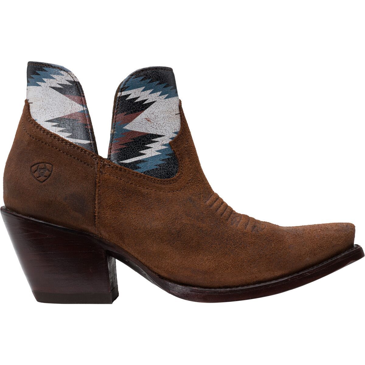 Ariat Hazel Chimayo Western Bootie Narrow - Women's Terracotta Roughout, 8.5