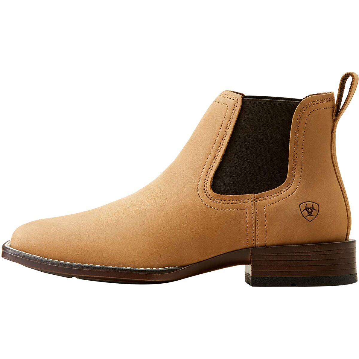 Image of Ariat Booker Ultra Western Boot Wide - Men's Almond Brown, 10.0