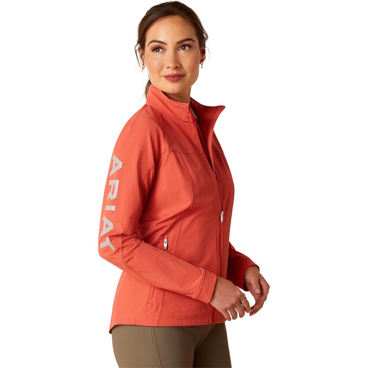 Image of Ariat Agile Softshell Jacket - Women's Baked Apple, XS