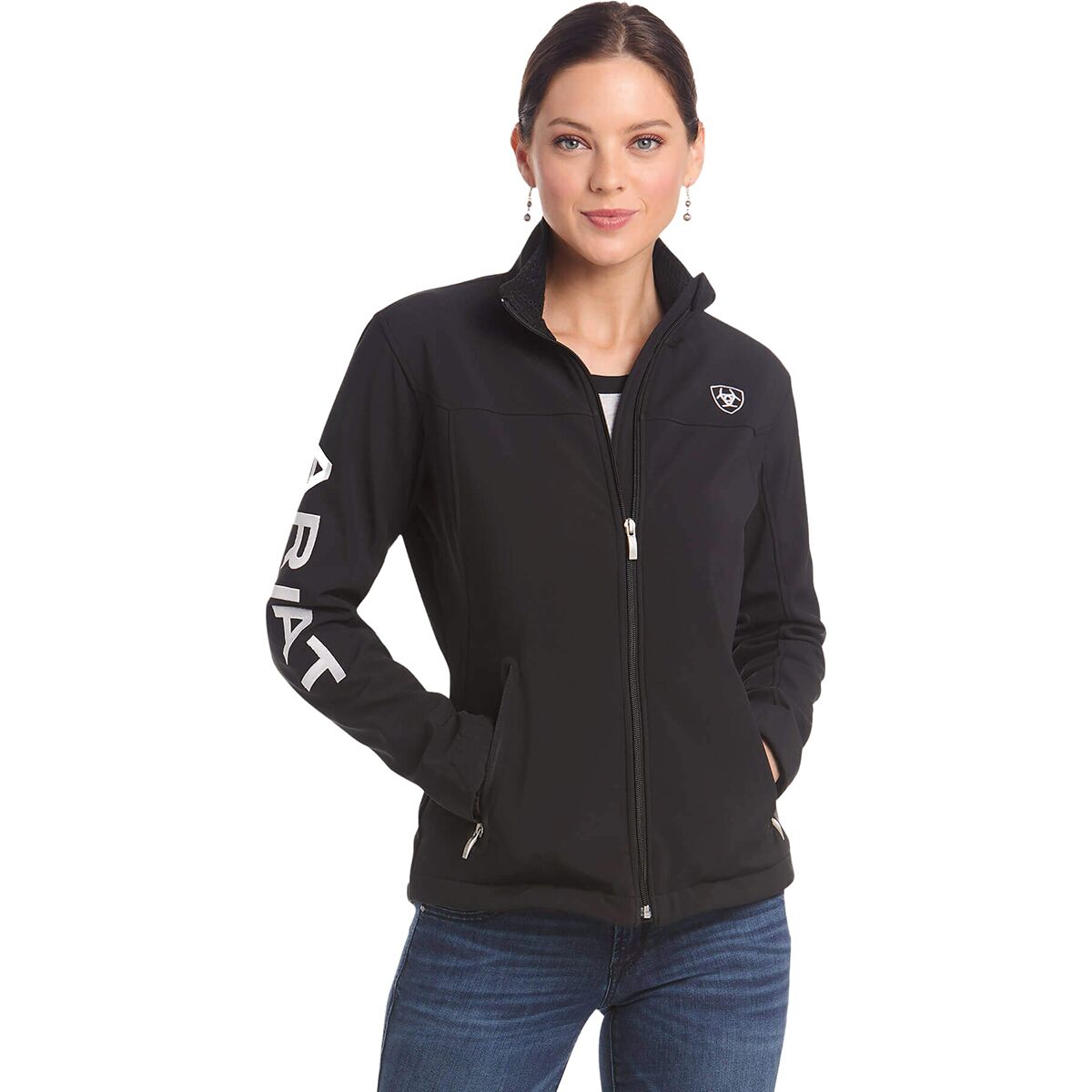 Image of Ariat New Team Softshell Jacket - Women's Black, XS